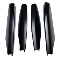 Spedking Autres accessoires extérieurs Cache-tête de barre de toit pour Toyota Prado LC120 2003-2009