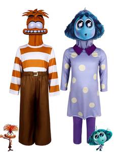 Nuevo Disfraz de Personaje Emocional de Inside Out 2 de HP para Niñas, Disfraz para Halloween y Navidad, Actuaciones Escénicas - Product Image 3