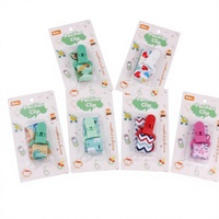 Lot de 1 attache-sucette avec clip et jouets de dentition pour bébés garçons et filles