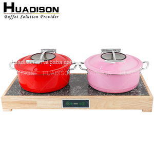 Huadison Autres fournitures pour hôtels et restaurants Plats de chauffe-plats électriques en acier inoxydable pour la restauration - Product Image 2