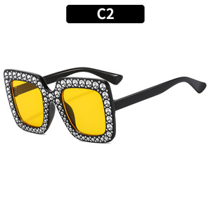 Lunettes de soleil enfants cristal étincelant mignon strass diamant lunettes filles nuances pour plage/voyage/fête (MG008) - Product Image 6