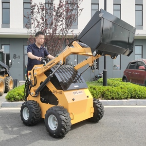 48V <strong>Battery</strong> <strong>Power</strong> Electric Loader Skid Steer Design Zero Emission Quiet Operation for Indoor Warehouse Charging System Included - Product Image 1