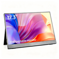 Monitor Portátil de 17.3 Pulgadas con Pantalla IPS LED 1080P HDR de Calidad Excepcional, Ultrafino, para Laptop, PS4 y PS5
