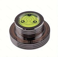 Stabilisateur de Poids pour Disque Vinyle 60Hz avec Niveau à Bulle et Détection de Vitesse, Pince Stabilisatrice pour Lecteur de Disques Vinyles