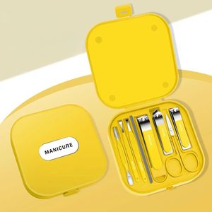 Stainless Steel <b>Manicure</b> 8 Piece <b>Set</b> Nail Clipper Scissors Tweezers Nail File Ear Pick Beauty Grooming Tools <b>For</b> Women <b>Men</b> - Product Image 1