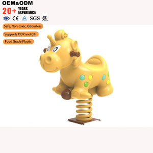 Balançoire à ressort licorne de haute qualité résistante aux intempéries pour aire de jeux extérieure de <span class=keywords><strong>parc</strong></span> de loisirs (vente en gros) - Product Image 1