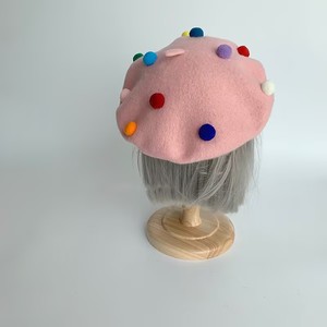 Bérets en Gros Couleurs Bonbon Personnalisables – Bérets d'Hiver en Laine avec Petite Boule en Peluche Douce pour Enfants - Product Image 4