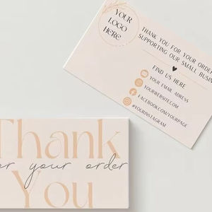 Personalized Coated Paper Business Greeting Card Birthday Cards Wholesale High Quality R Gold Stamping Embossing - Product Image 1