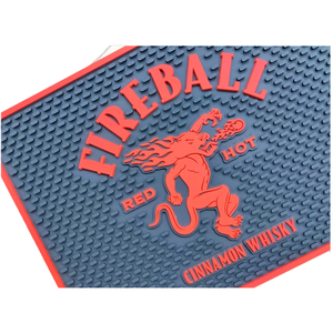 Fireball Weller Brands Bar Mat Estación de espera de vertido/goteo de acero inoxidable <span class=keywords><strong>con</strong></span> <span class=keywords><strong>canela</strong></span> <span class=keywords><strong>Whisky</strong></span> Design Service Well Mat - Product Image 5