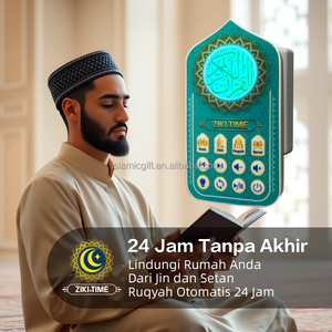 ZIKI TIME K60 Regalo Islámico 71 Suras del Corán Duaa 5 Ruqyah 25 Rizik Ayaht 8 Zikir Altavoz Coránico de Pared con Luz LED - Product Image 4
