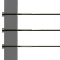 Accessoires de garde-corps modernes en fil métallique, vente en gros d'usine, acier inoxydable de haute qualité, finition satinée/miroir, câble pour garde-corps d'escalier