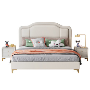 Letto Tatami Moderno Minimalista in Legno Massello e Pelle con Contenitore per Bambini e Ragazzi, Misure 12m/15m, Letto Singolo per Camera da Letto Genitore-Figlio - Product Image 5