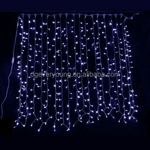 Color ventana cortina cadena luz Año Nuevo alta calidad 2025 gran oferta Cable de goma IP67 Led para decoración de Navidad con Flash - Product Image 4