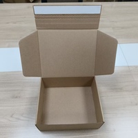 Cartons d'expédition en carton ondulé personnalisés avec logo, auto-adhésifs, avec fermeture éclair, pour cadeaux