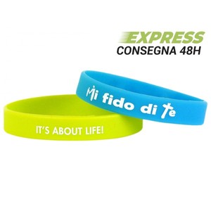 Pulseras de Silicona Express Personalizadas con Impresión, Resistentes al Agua, Promocionales para Eventos - Product Image 1