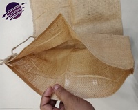 Sacs en jute LMC pour riz, naturels, robustes, écologiques, recyclables, imprimés en sérigraphie, du Bengale occidental, avec fermeture éclair supérieure, qualité alimentaire, sacs de transport de sable