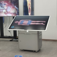 Sistema Interactivo de Anatomía Virtual Digihuman, Metal y Vidrio para Educación en Patología e Anatomía Interna, Visualización de Anatomía en 3D