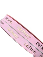 Rubans en polyester en gros, impression de logo personnalisé, emballage cadeau, décorations de bouquets de Noël et de mariage, OEM/ODM.