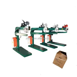 Zhenhua tốc độ cao khí nén carton Stapler Hướng dẫn sử dụng thức ăn tự động đẩy hộp khâu máy