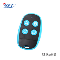 Télécommande sans fil RF 433 MHz à 4 boutons avec code d'apprentissage pour porte de garage - Offre Spéciale