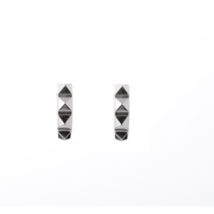 925 Sterling <b>Silver</b> <b>Earrings</b> <b>Hoop</b> <b>Earrings</b> Sterling <b>Silver</b> Jewellery Rockstud <b>Silver</b> <b>Earrings</b> <b>Women</b> Jewelry Unisex Jewelry - Product Image 3