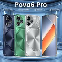 Pova 6 Pro, 16GB RAM, 1TB ROM, Modo Nocturno, Carga Rápida, Bajo Precio para Sudamérica, Resistente a Salpicaduras, Teléfono Celular con USB Tipo-C