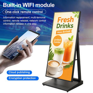 Écran numérique commercial intelligent Android 55 pouces à haute luminosité 550 cd/m² avec cadre fin - Product Image 3