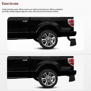 Accessoires pour pick-up, marchepied latéral rétractable pour hayon, pédale de hayon adaptée aux pick-up Ford F150 06-14, pédale en aluminium pour coffre - Product Image 3