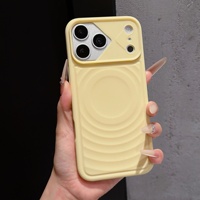 Coque de téléphone en TPU à texture ondulée pour iPhone 18 Pro Max, coque arrière souple et colorée pour iPhone 18 Pro, 17, 16, 15, 14, 13