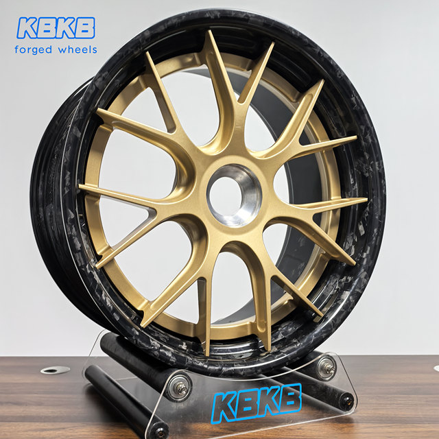 KBKB New Luxury Carbon Fiber Wheel Rim, Magnesium Wheels Center Plate Forged Wheels Racing Rims 17-21inch Custom PCD ET