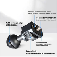 HIGHLIGHTS - Support de moniteur à rotule en alliage d'aluminium avec broche de positionnement Arri, filetage 1/4, 17/20/25,4 mm, accessoire d'extension pour photographie