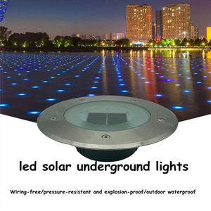 Chất lượng cao năng lượng mặt trời ngoài trời Vườn đường lái xe Dimmable sàn sàn đèn IP67 SS 316 chống chói <span class=keywords><strong>LED</strong></span> inground ánh sáng dưới lòng đất - Product Image 2