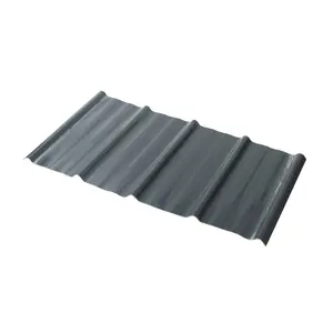 High Light Transmission Heat Insulation Corrugated FRP Roof Sheet Transparent Plastic Glass Sheet For Balcony Roof Cover