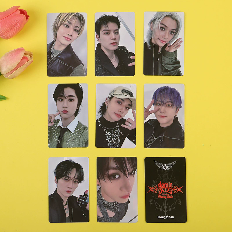 KPOP 8pcs/set Stray Kids World Tour DominATE Photocard SKZ Photo