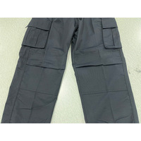 Combinaison de travail d'extérieur, noir, bleu foncé, uniforme tactique de sécurité à manches longues, coton polyester, logo personnalisé, unisexe