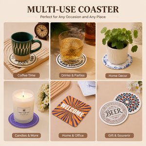 Posavasos de Papel Ecológicos Personalizados al por Mayor, Cuadrados, para Bares, Pubs y Restaurantes, Servicio de Impresión - Product Image 3