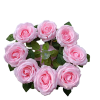 Fleurs artificielles en gros pour voitures de mariage, décoration de fête de mariage, bouquet de fleurs artificielles avec ruban