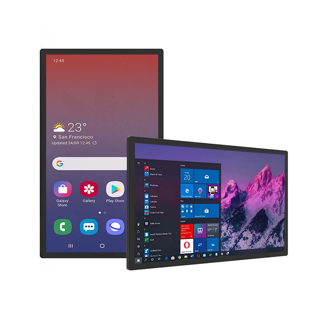 32 43 55 Inch Full HD Vertical LCD Advertising Display LED Machine Touch Screen Monitor for Big Advertising Screen Stand