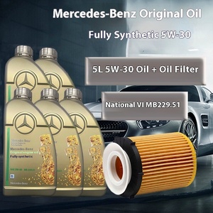 Dầu nhớt động cơ chính hãng bảo hành chất lượng 1 lít 5W-40 5W-30 A0009895708 11BLEX/A0009897902 11BIFX dành cho xe BENZ - Product Image 1