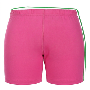 Shorts de sport taille haute pour femme, effet push-up, coupe ajustée, extensibles, style cycliste, pour l'été - Product Image 1