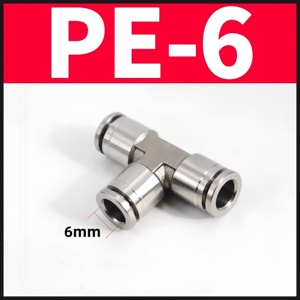 Conector Neumático Universal para Camiones de Alta Calidad, Conector en T de Acero Inoxidable 304 de Diámetro Igual de 3 Vías - Product Image 5