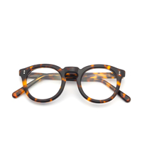 Diamant Visage Forme Match Fantaisie Rétro Ronde Acétate Lunettes Lunettes Lunettes Cadre à Danyang