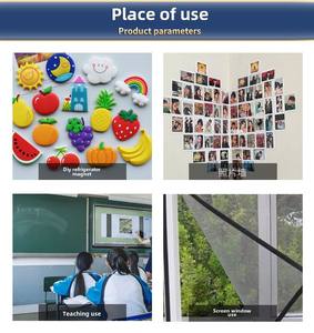 Nieuwste Custom Herbruikbare Kleverige 100X100Mm Rubber Magneetband Strip Zware Kleverige Magneet Voor Thuis - Product Image 5