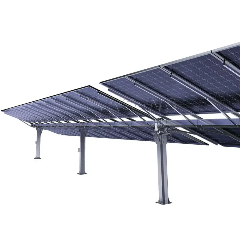 China Factory Multifunctional 1 Axis Tracking System Automatic Sun Tracking Solar Mount System Single Axis Solar Tracker