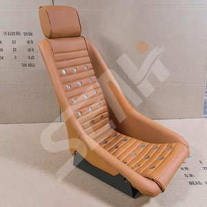 Sedili Sportivi WZSEAHI in PVC Marrone di Alta Qualità, Sedile da Corsa Classico Retrò per Auto - Product Image 6