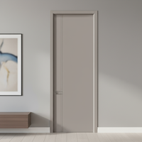 Porte en bois massif à bonne étanchéité pour un espace de chambre calme et confortable