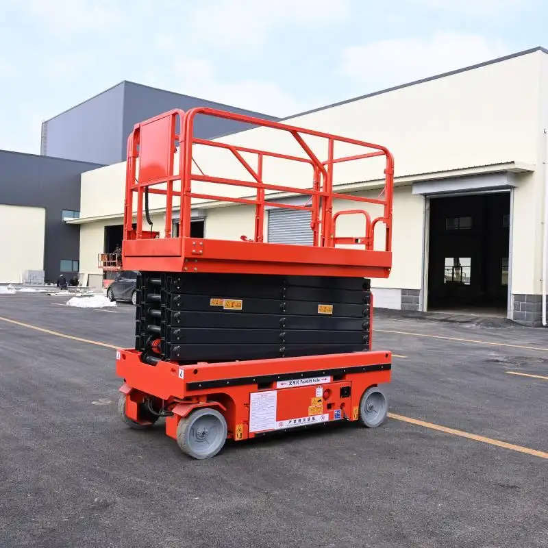 Factory Direct Sale Hydraulic Electric Self Propelled Crawler/Track Scissor lift Platform For Orchard And Forest Working