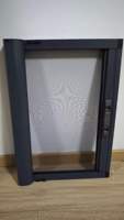 Moustiquaire de fenêtre coulissante invisible rétractable en aluminium, moderne, résistante à l'usure, ignifuge, en maille diamantée flexible SS304, anti-moustiques