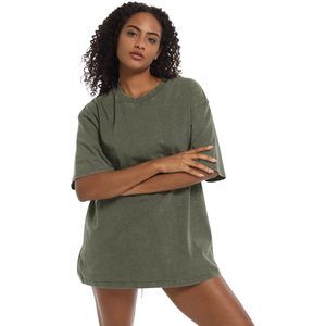 Oversized <b>Grunge</b> Vintage T-Shirt Women Short Sleeve Cotton Casual Baggy Crew Neck Loose <b>Top</b> Trendy Tees - Product Image 4