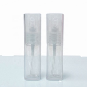 Unique Design Pocket Sized <b>Plastic</b> Square Shaped Spray Bottle Transparent 10ml Perfume Mist Spray Bottle for Hand Sanitizer - Product Image 2